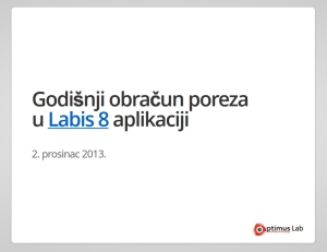 Godišnji obračun plaće